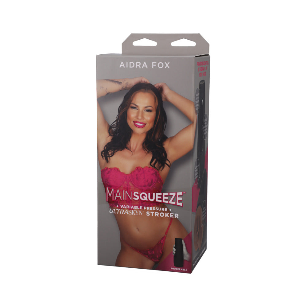 Doc Johnson Main Squeeze Aidra Fox ULTRASKYN Stroker Vagina – Tan