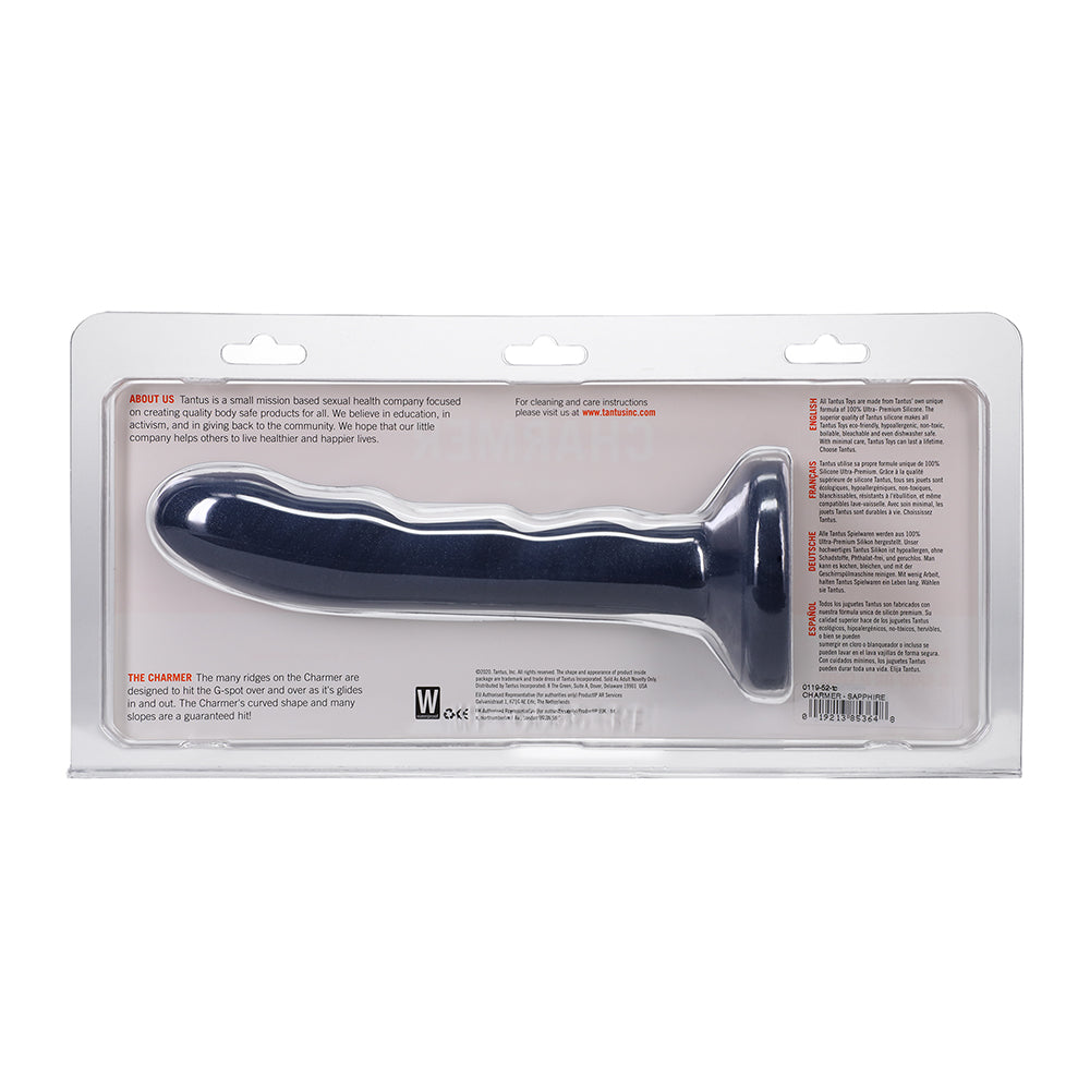 Tantus Charmer 8 in. G-Spot Dildo – Blue