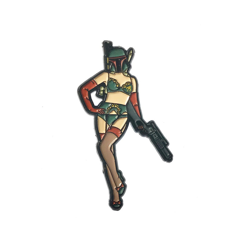 Geeky & Kinky Miss Hunter Enamel Pin – Multi-Color