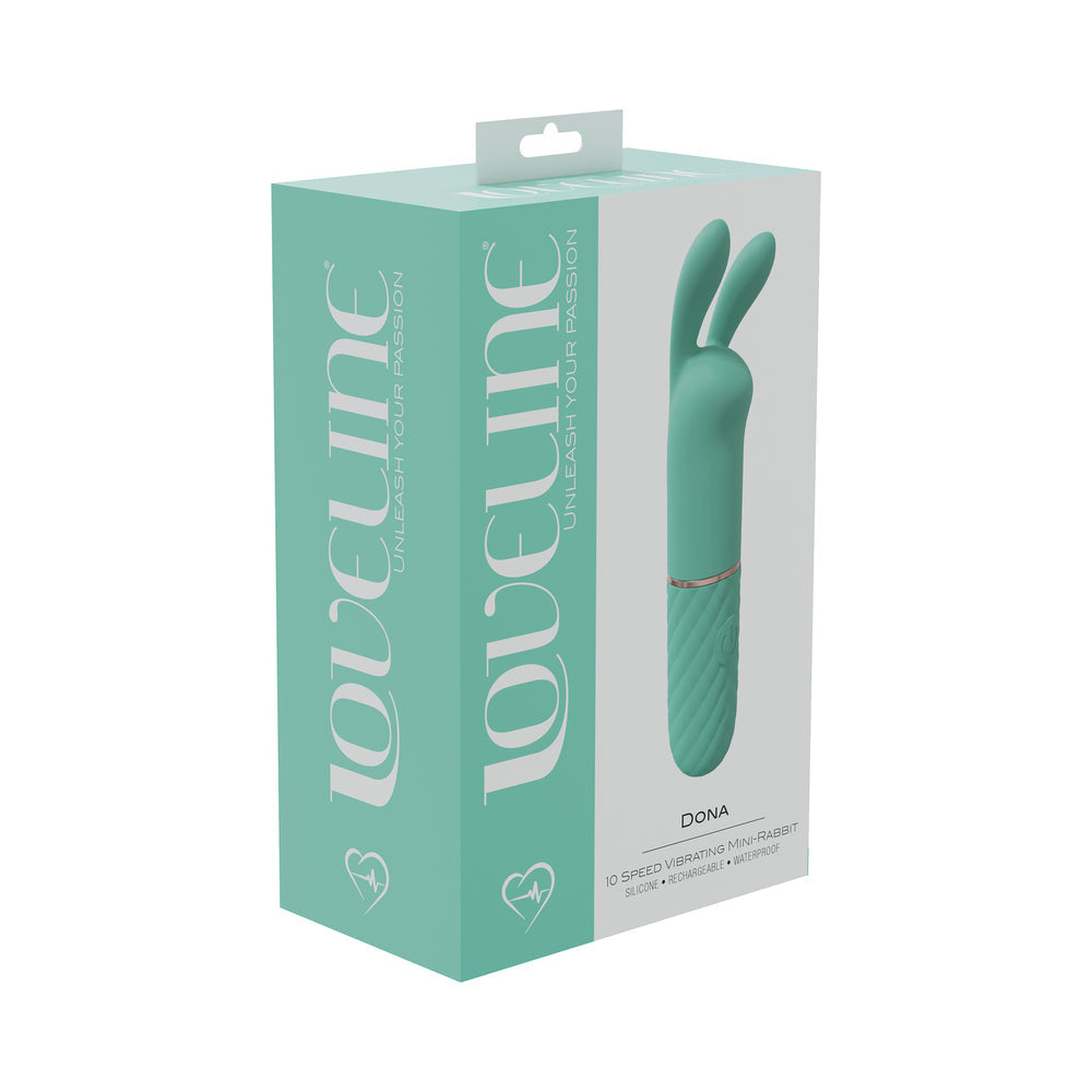 LoveLine Dona 10 Speed Mini-Rabbit Vibrator – Green