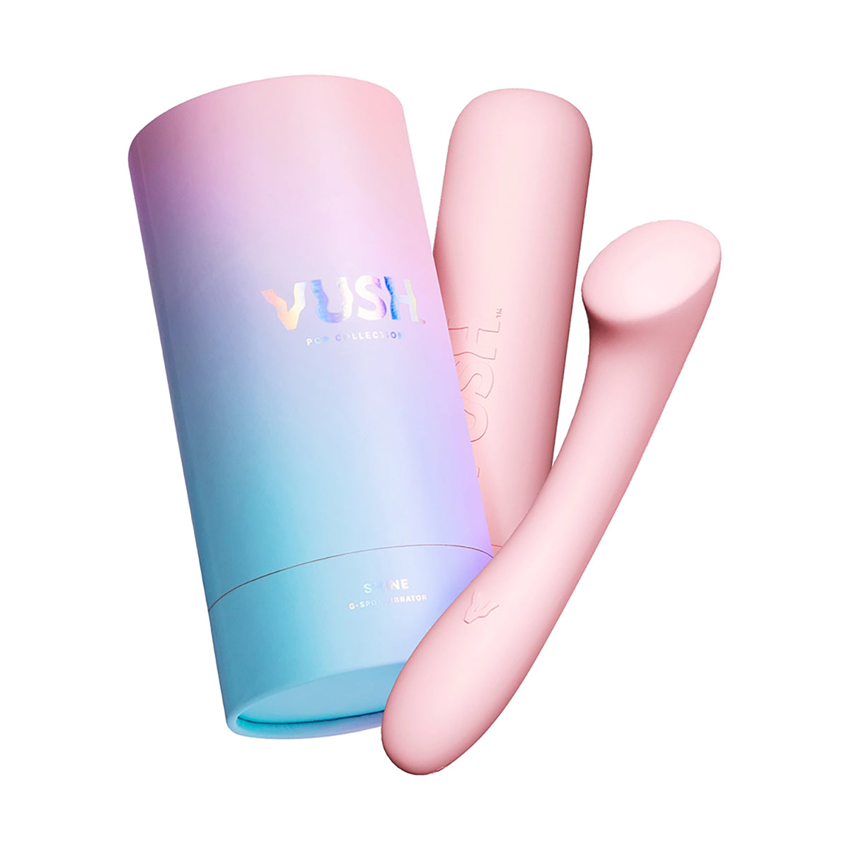 VUSH Shine G-Spot Vibrator – Light Pink – 10 Vibration Settings – Waterproof