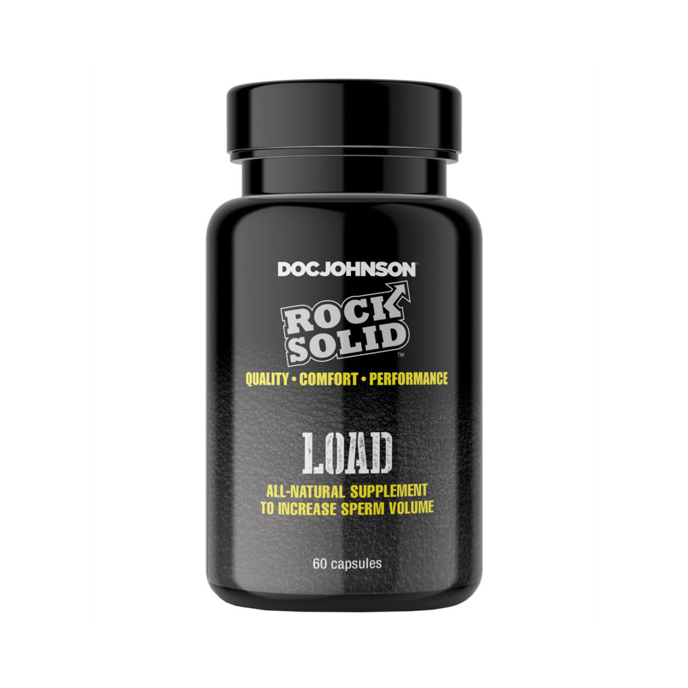 Rock Solid Load Sperm Volume Supplement – 60 Capsules – Black