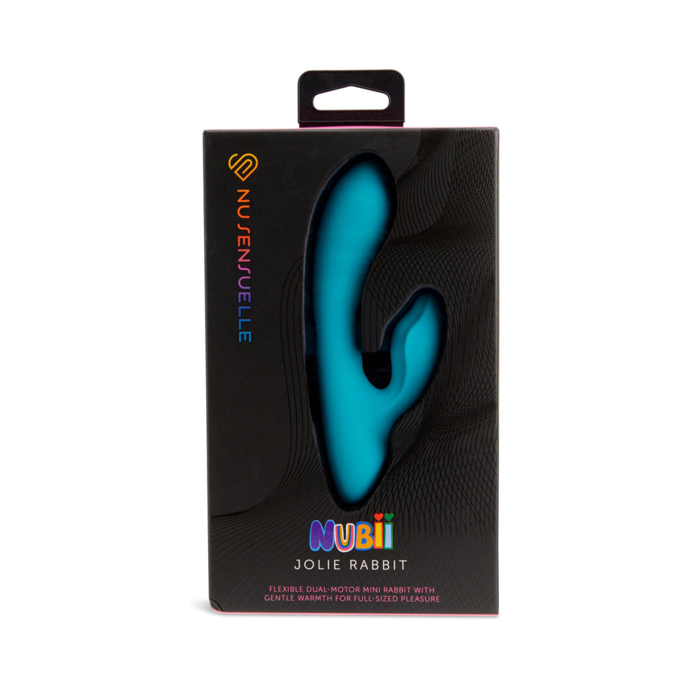 Nu Sensuelle Jolie Nubii Mini Rabbit Vibrator with Warming Function – Teal