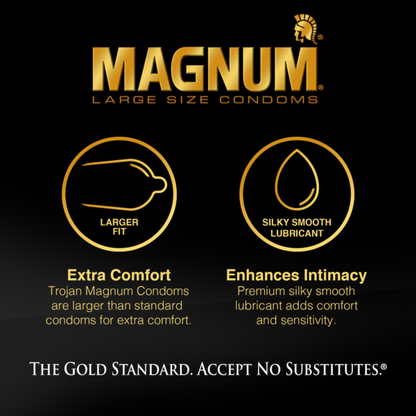Trojan Magnum Large Size Condoms - 1000 Piece Bulk Pack