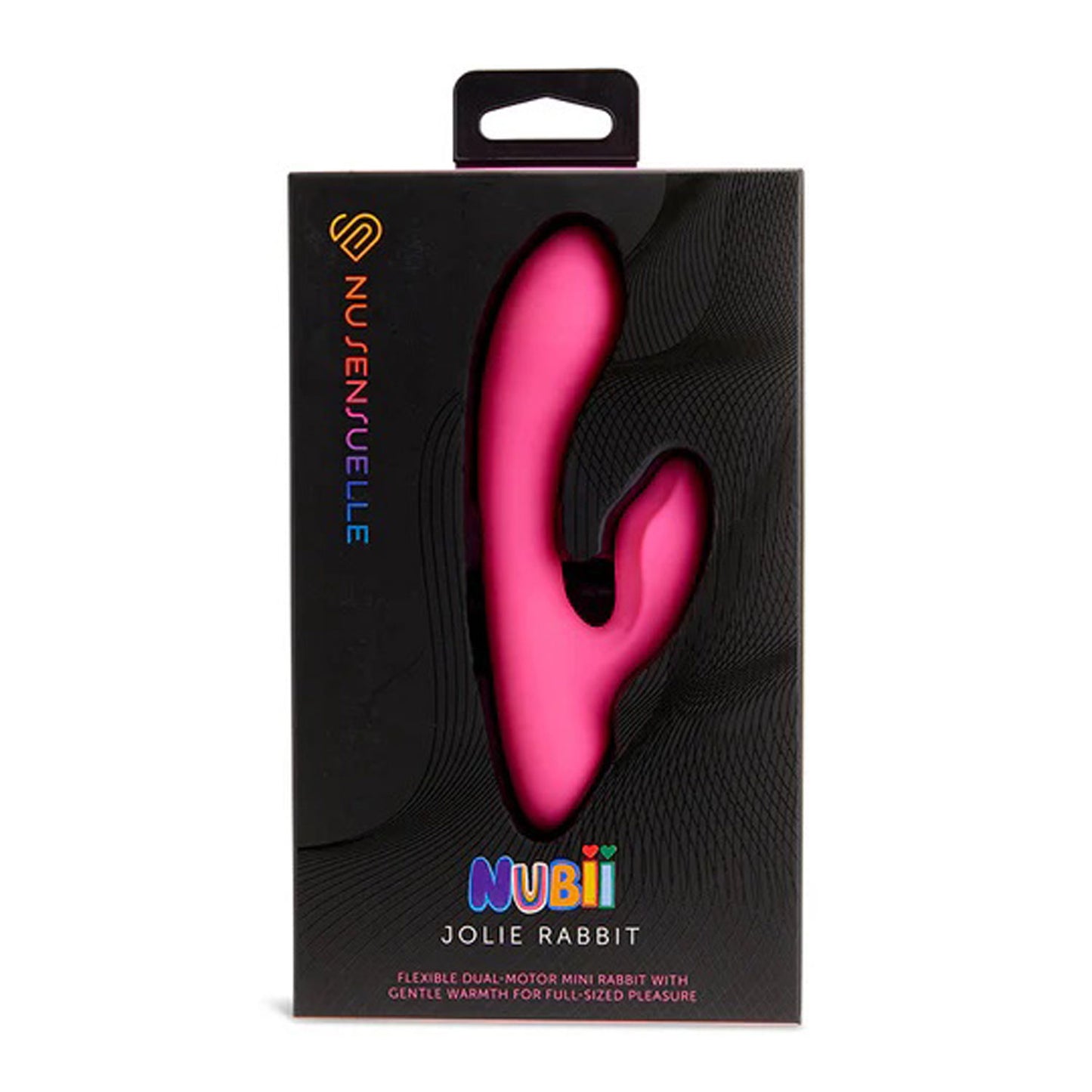 Nu Sensuelle Jolie Mini Rabbit - Dual-Motor Vibrator with Warming Function - Pink