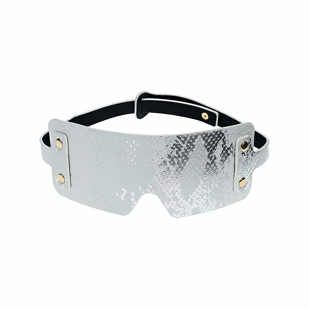 Ouch! Florence Collection Blindfold – White – Bonded Leather