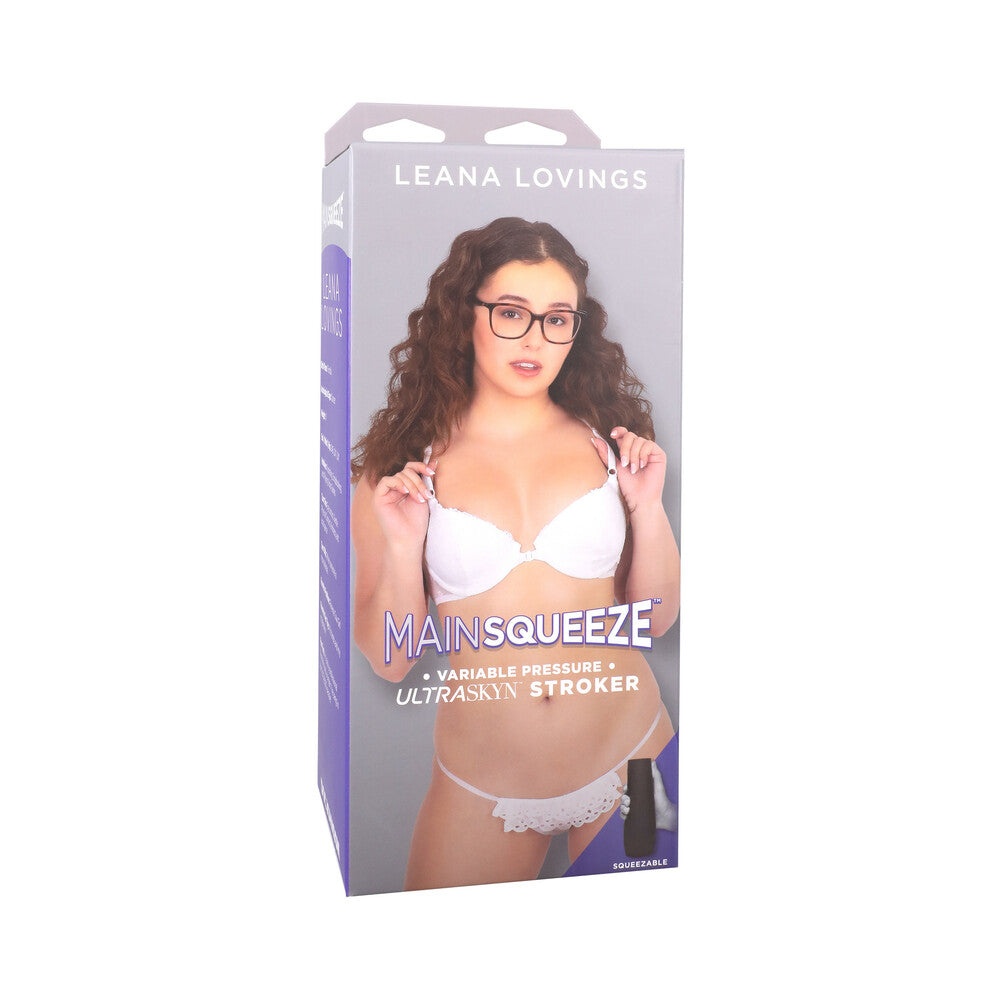 Doc Johnson Main Squeeze Leana Lovings Stroker – Vanilla