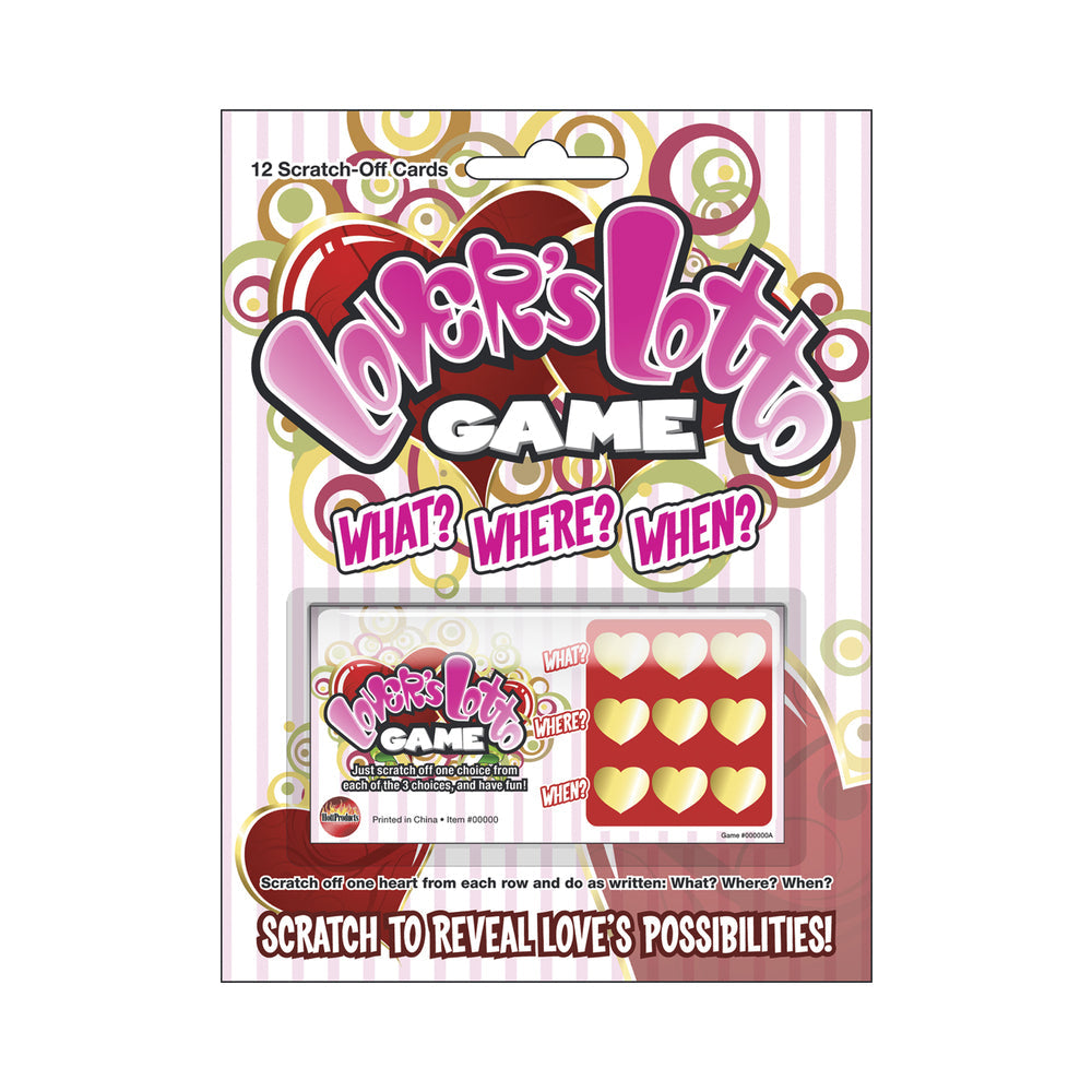 Hott Products Lovers Lotto Game Scratch & Play – Multi-Color