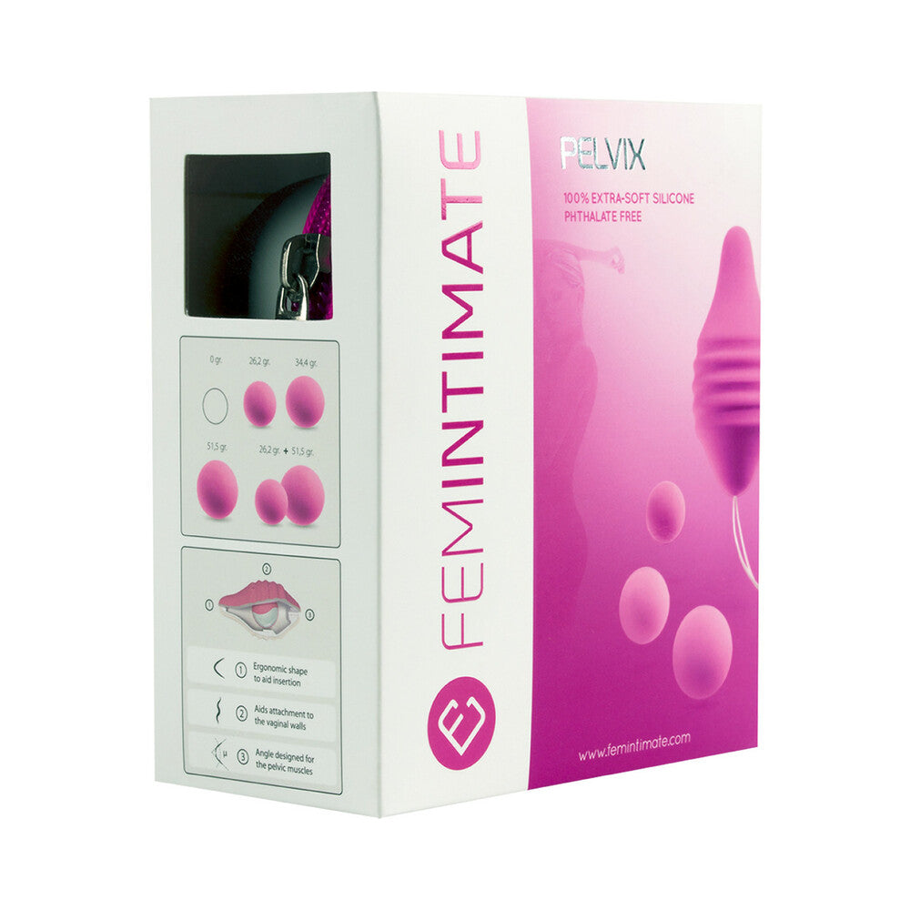 Doc Johnson Pelvix Kegel Exerciser – Light Pink – Pelvic Floor Strengthening Device