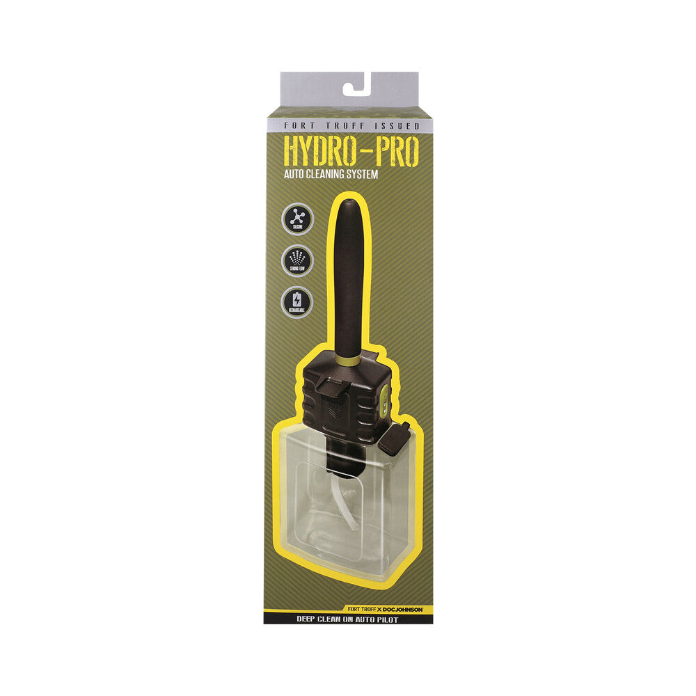 Fort Troff Hydro-Pro Auto Cleaning System – Black – Silicone Nozzle