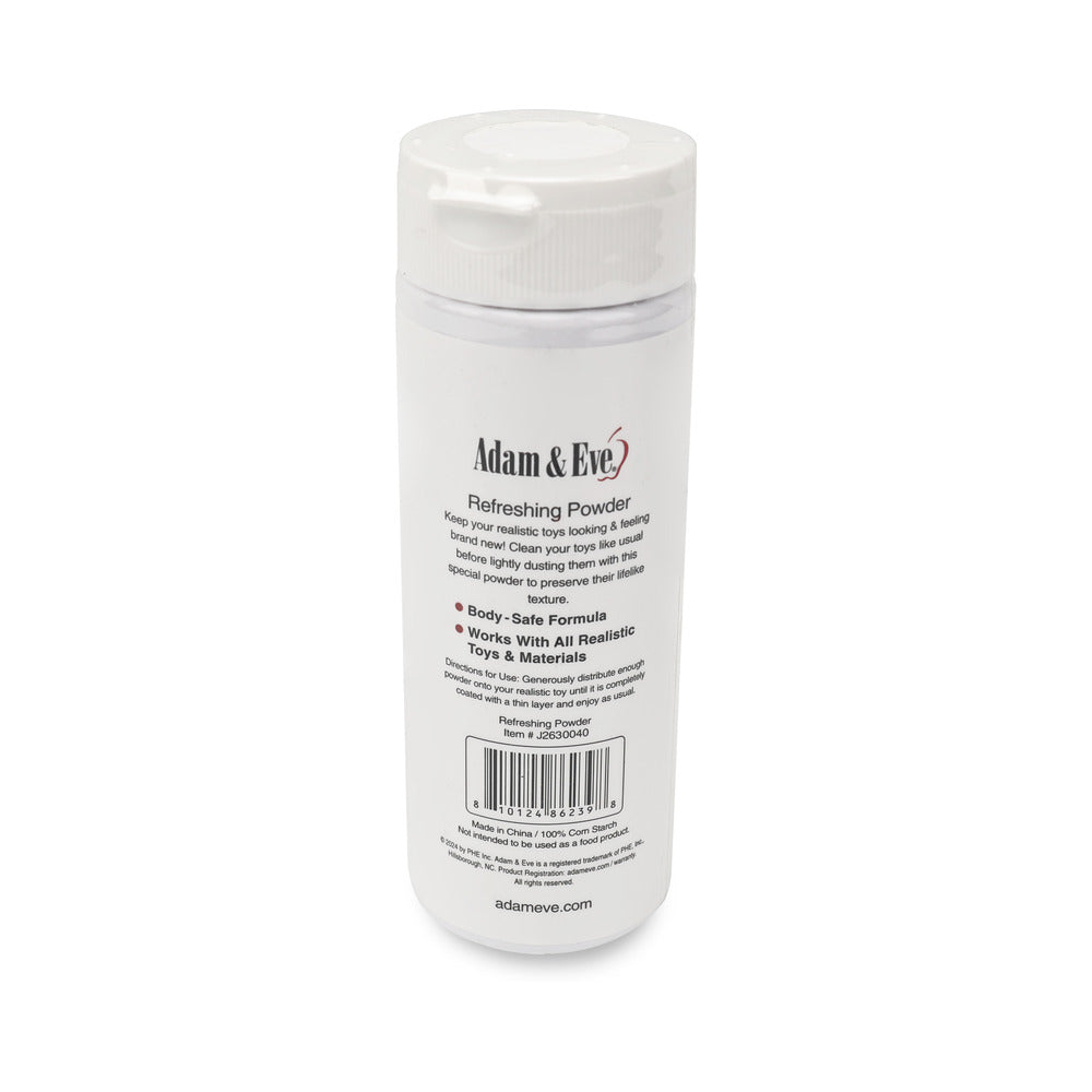 Adam & Eve Renewing Powder – Body-Safe Formula for Lifelike Toys Maintenance – 4 oz