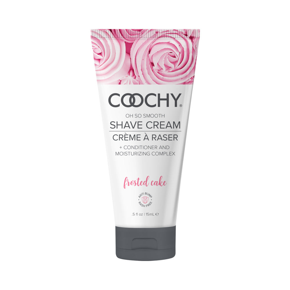 Coochy Shave Cream Frosted Cake - Shaving Cream for Sensitive Skin - 0.5 oz