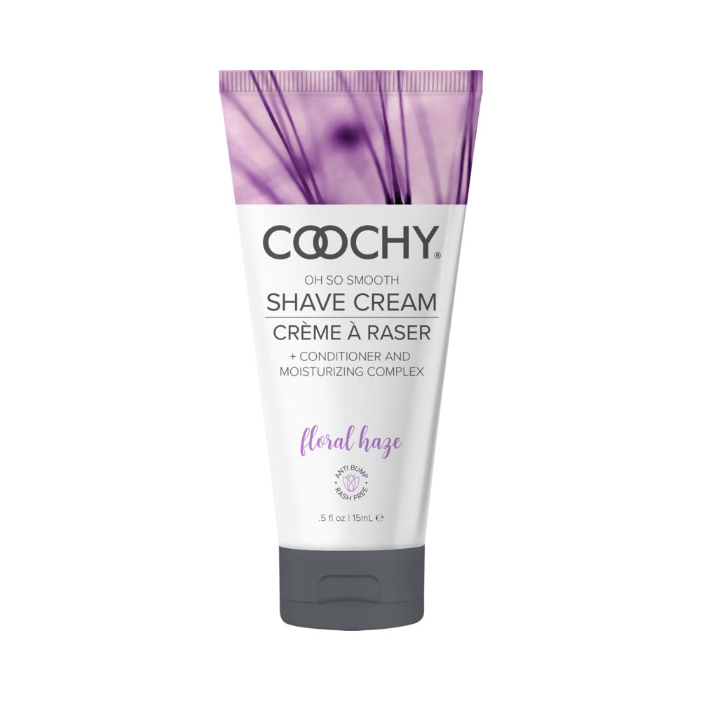 Coochy Floral Haze Shave Cream 0.5 oz – Gentle Moisturizing Formula