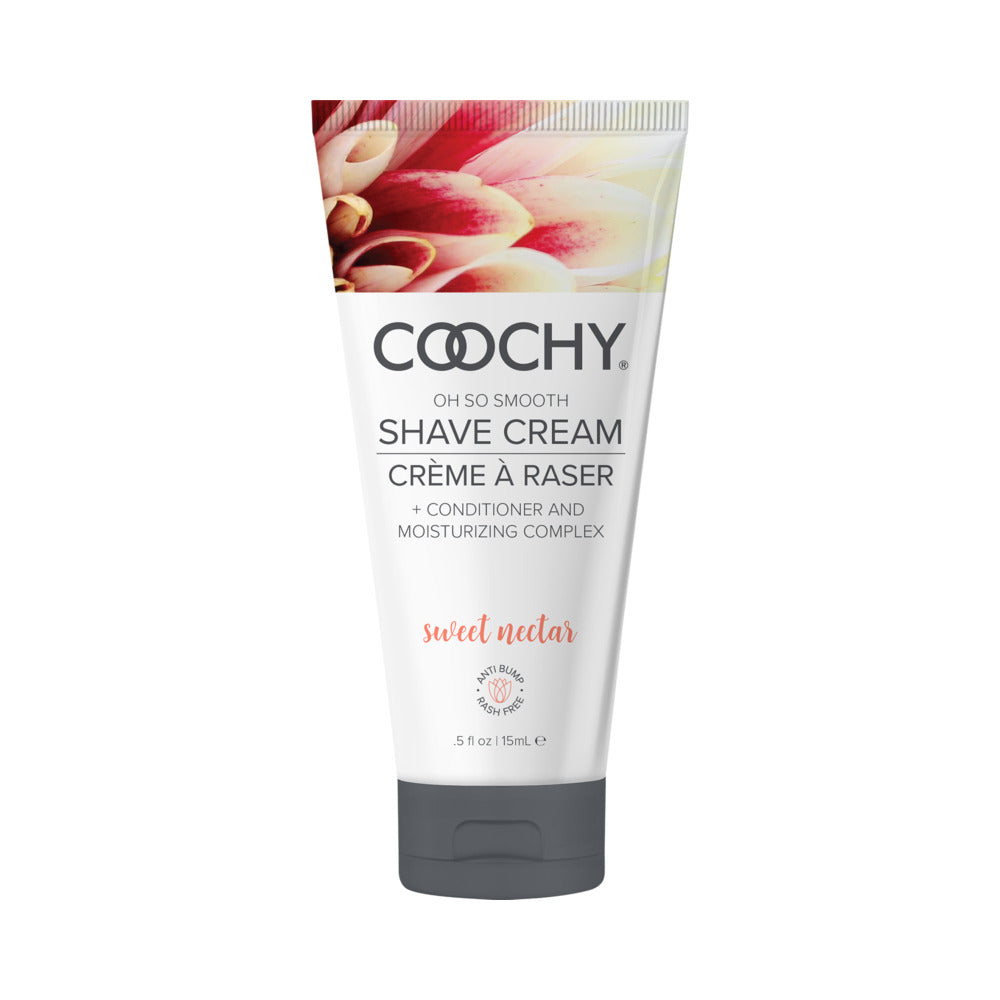 Coochy Shave Cream Sweet Nectar – 0.5 oz – Fragrance for Sensitive Skin