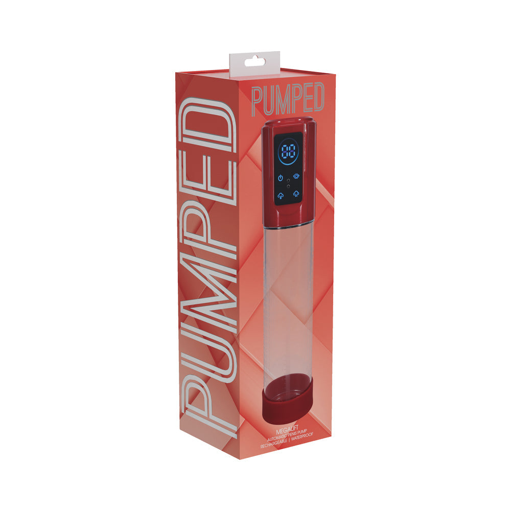 PUMPED MegaLift Automatic Waterproof Pump – Metallic Red