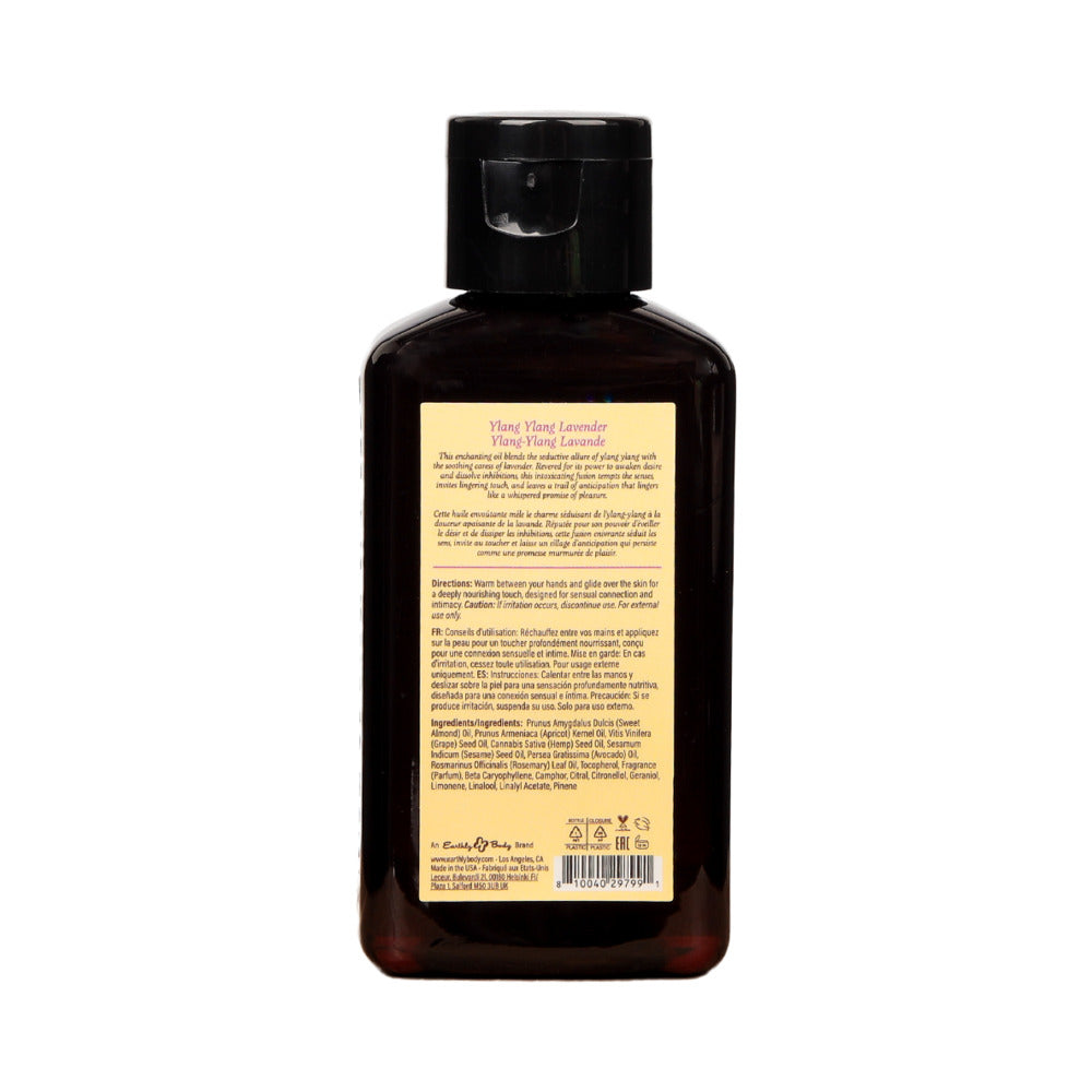 Earthly Body At Night Ylang Ylang Lavender Massage Oil 2 oz – Aphrodisiac Blend