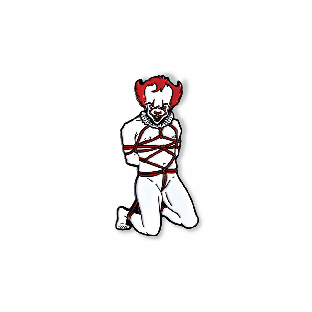 Geeky & Kinky The Clown Enamel Pin – Multi-Color Metal Pin