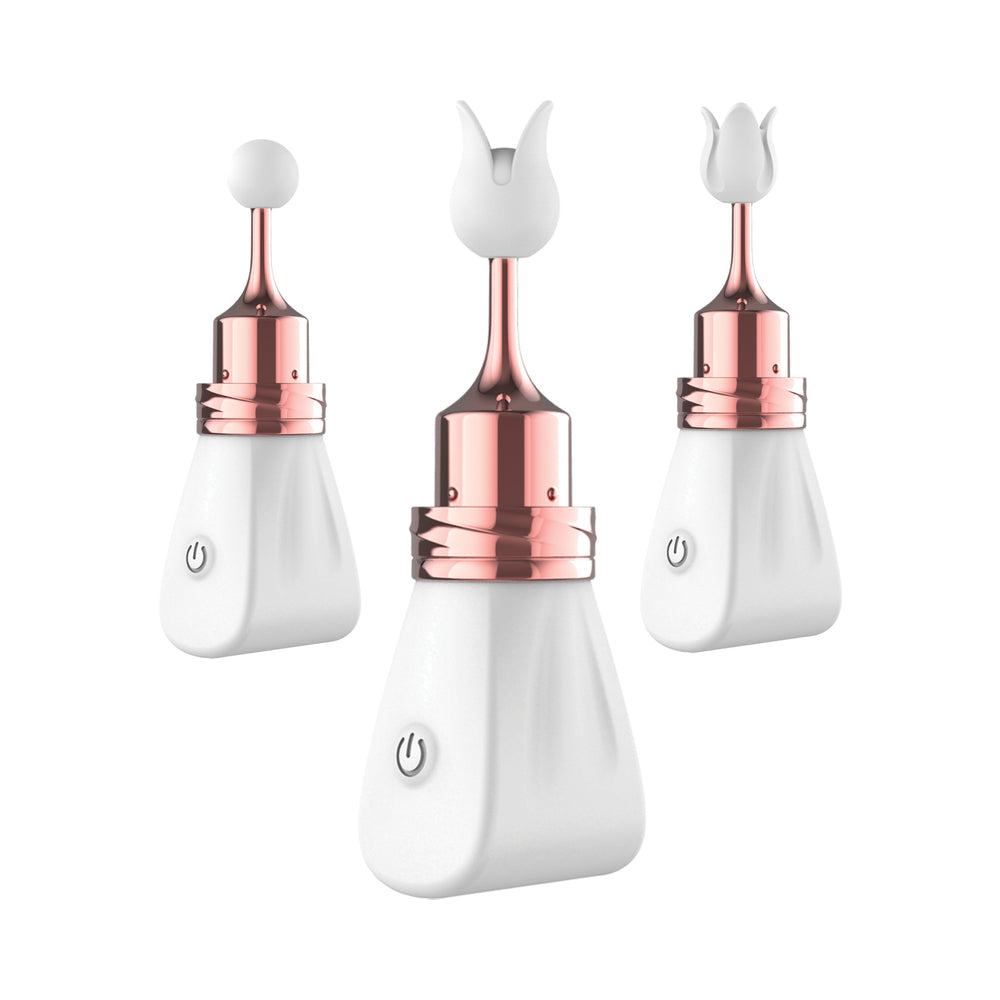 Nasstoys Blaze Pinpoint Massager Kit – White – 10 Vibration Functions