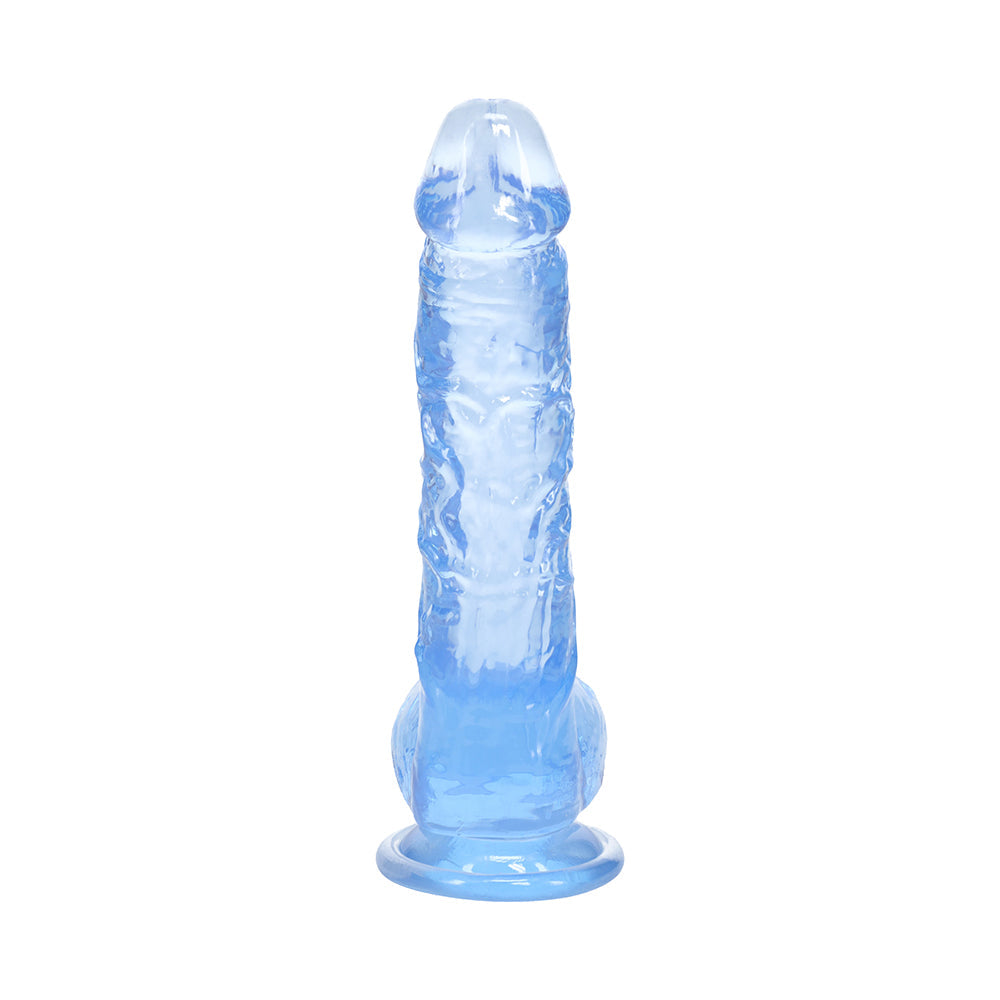 RealRock 5 in. Dildo with Balls – Blue