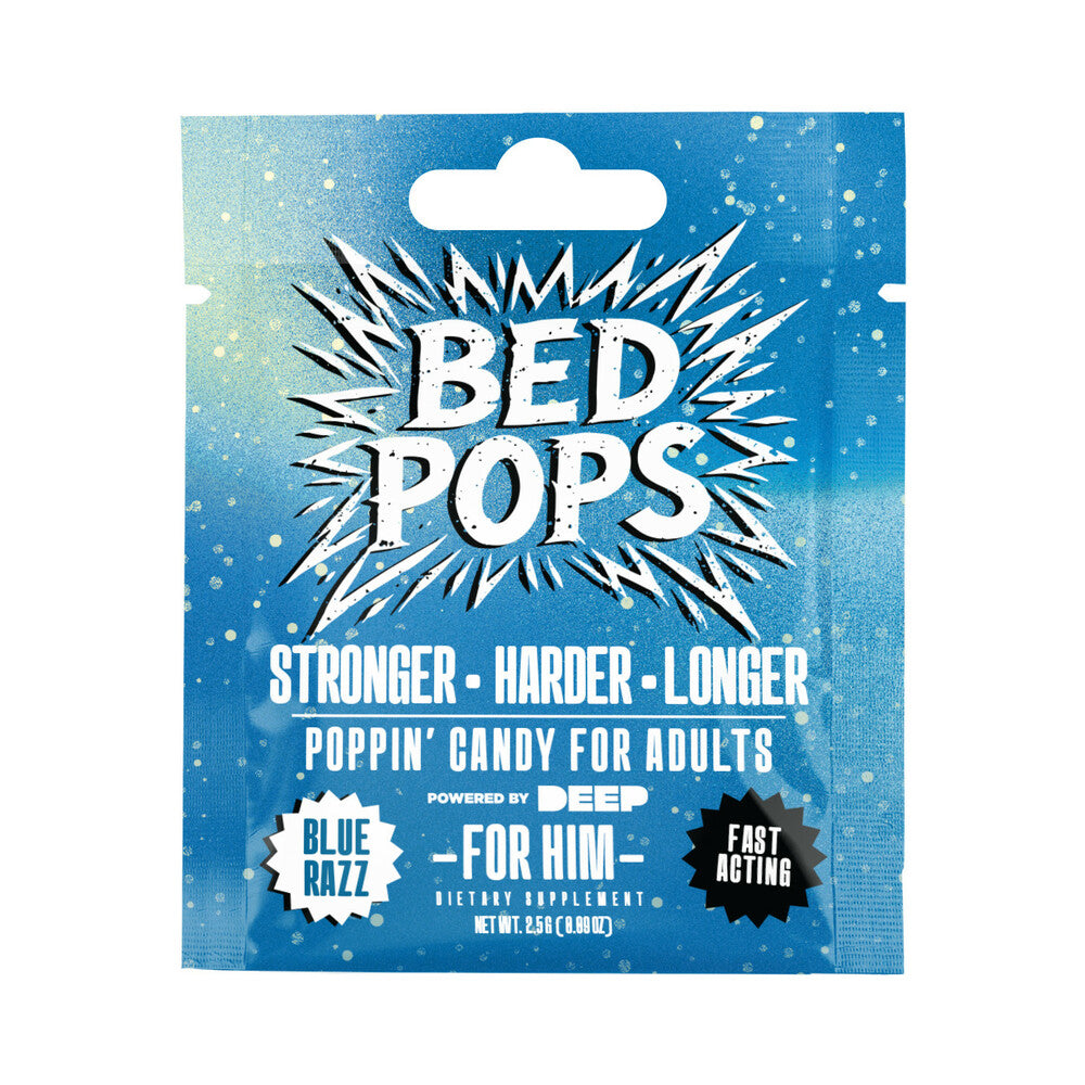 Bed Pops For Him Blue Razz Popping Candy - 24-Pack