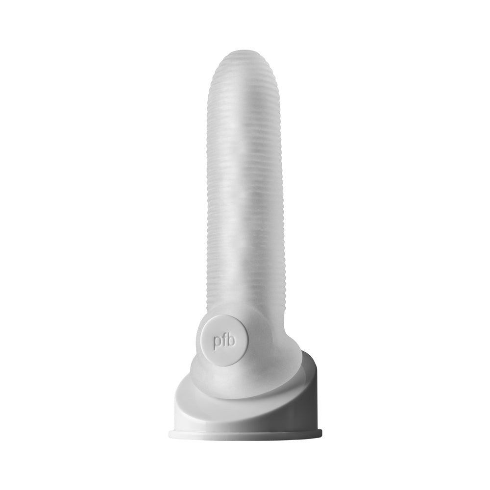 Perfect Fit Fat Boy Micro Ribbed Sheath 6.5 in. - Clear