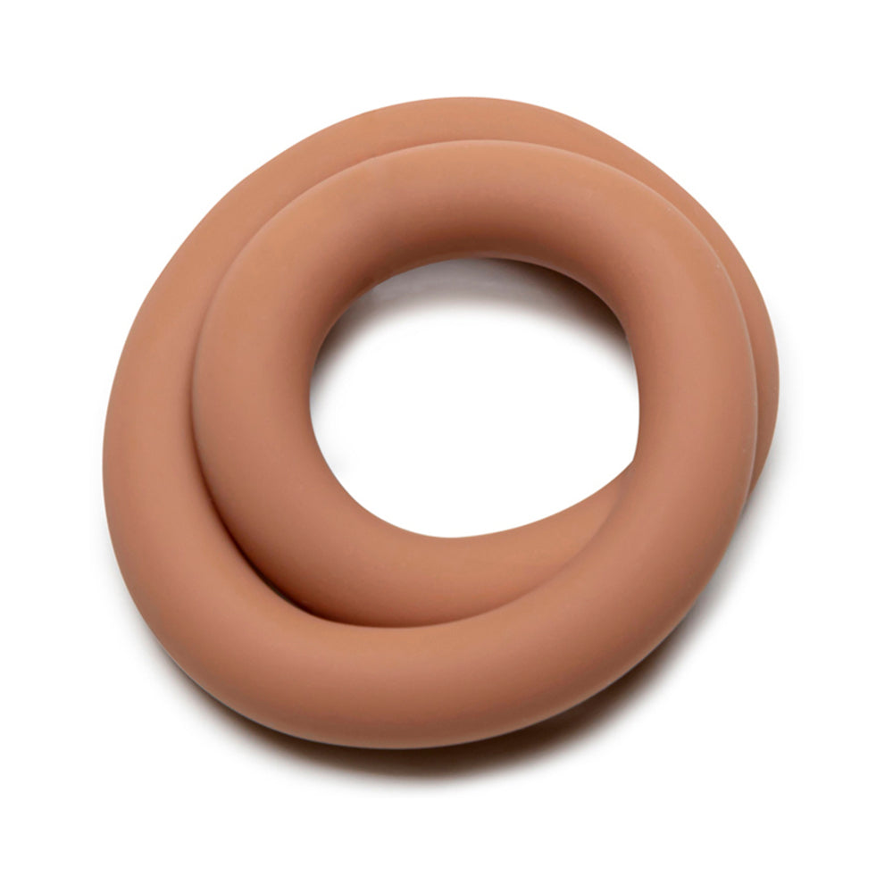 Perfect Fit Hefty Wrap Ring 9 in. Silicone Skintone 3
