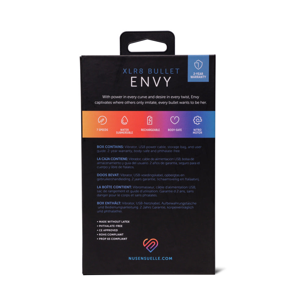 Nu Sensuelle Envy XLR8 Bullet – Deep Turquoise