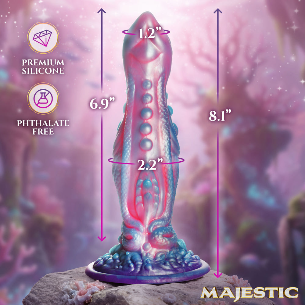 Majestic Delphine Mermaid Silicone Dildo – Multi-Color