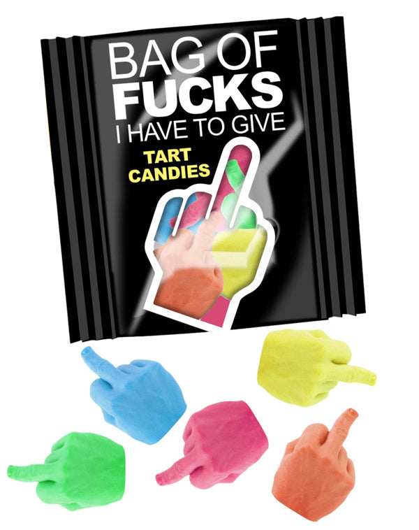 Bag of Fucks I Have to Give Candy Display – 100 Count – Fruit-Flavored