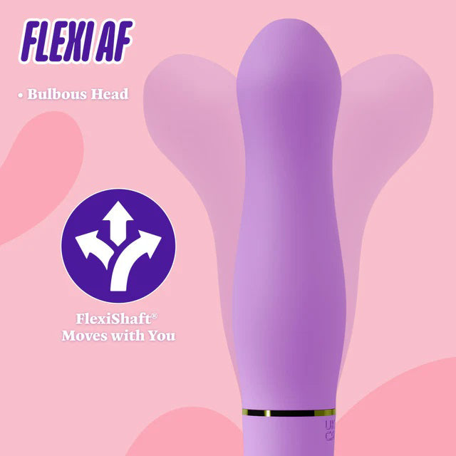 Blush Aria Exciting AF 2.0 Rechargeable Vibe with 10 Vibration Modes - Indigo