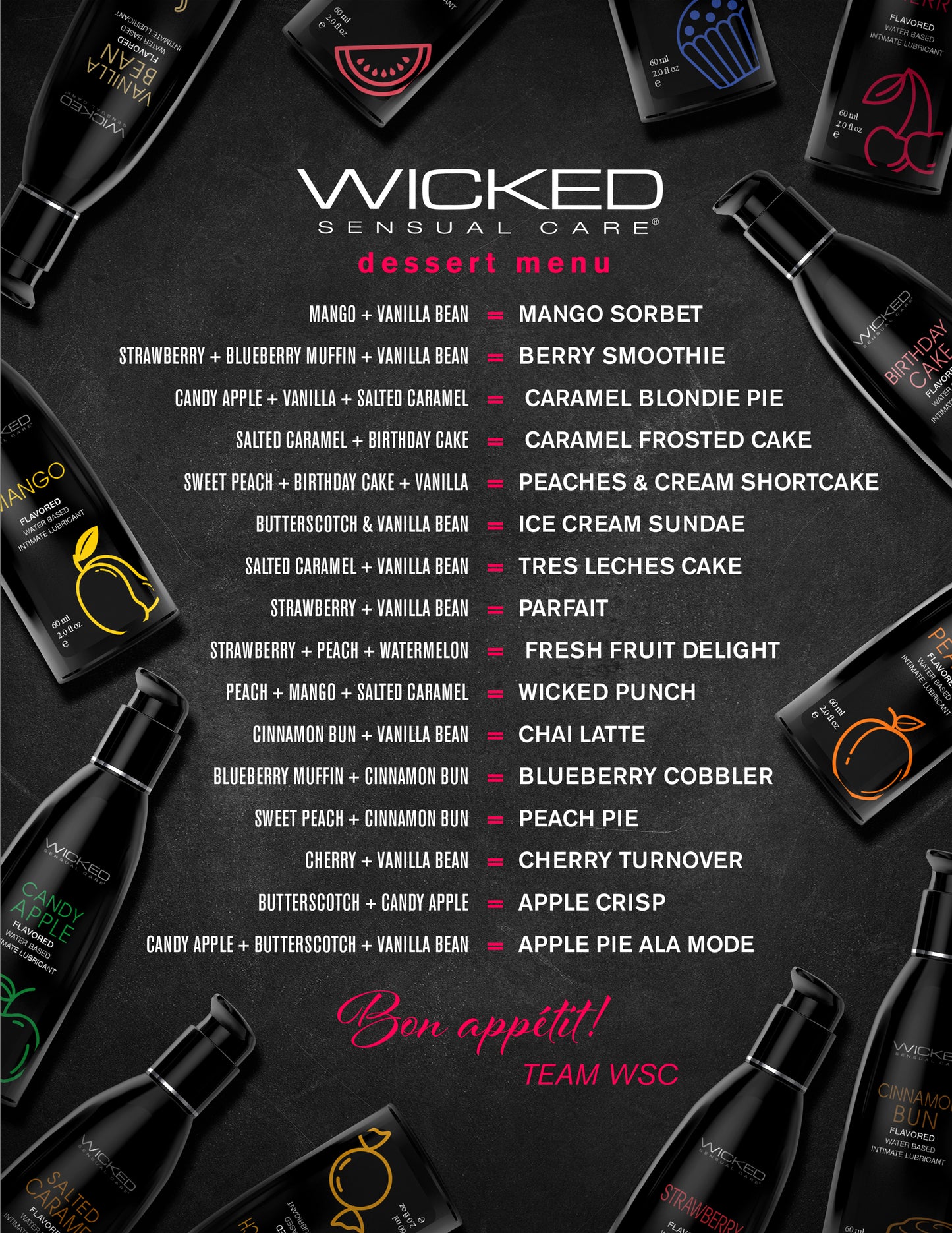 Wicked Sensual Care Aqua Blueberry Muffin Water-Based Intimate Lubricant – 2 Fl. Oz.