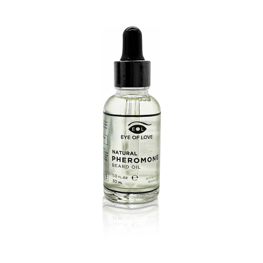 Eye of Love Attract Her Natural Pheromone Beard Oil – 1 oz – Clear