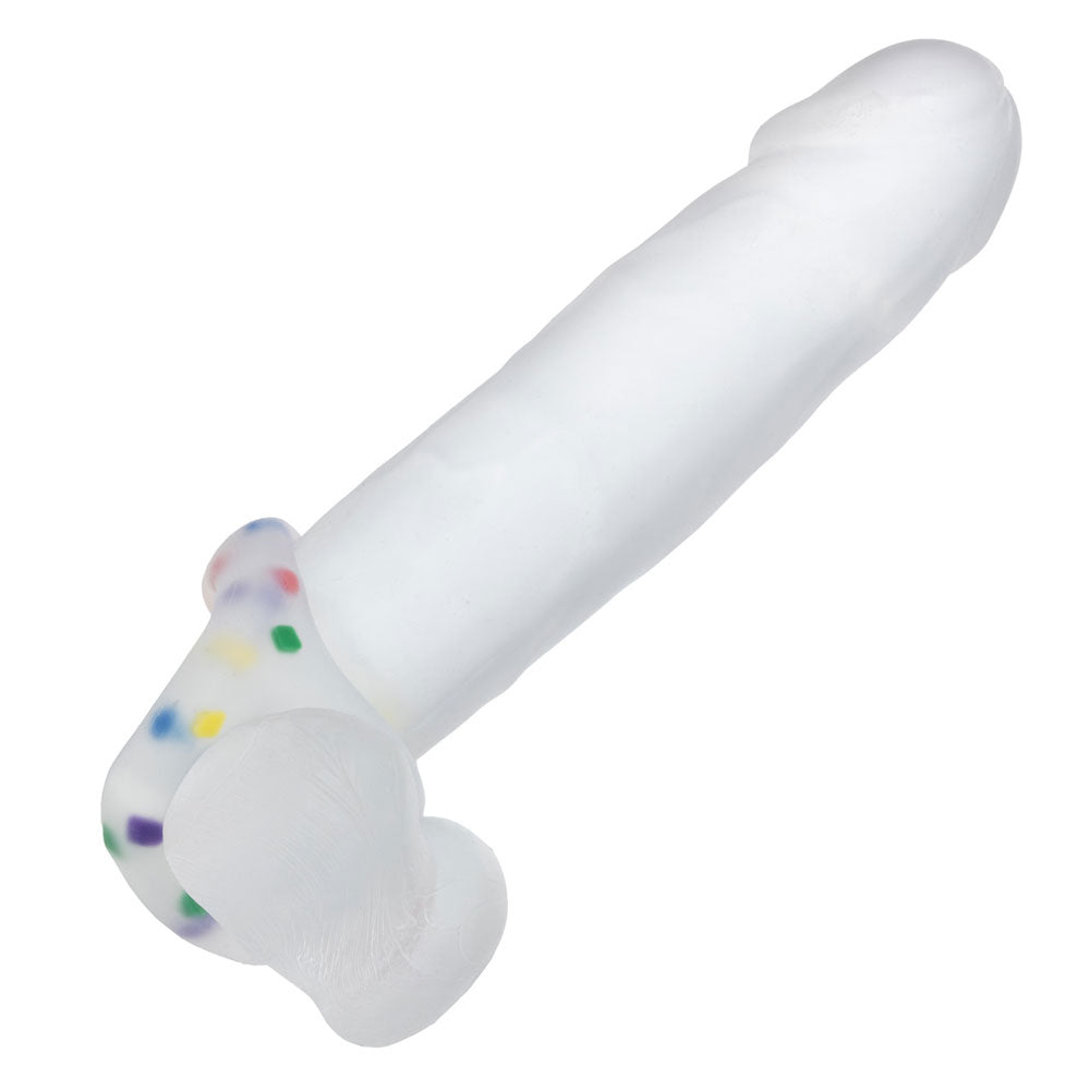 CalExotics Alpha Liquid Silicone Dual Party Ring – Waterproof, Phthalate-Free, Multi-Color