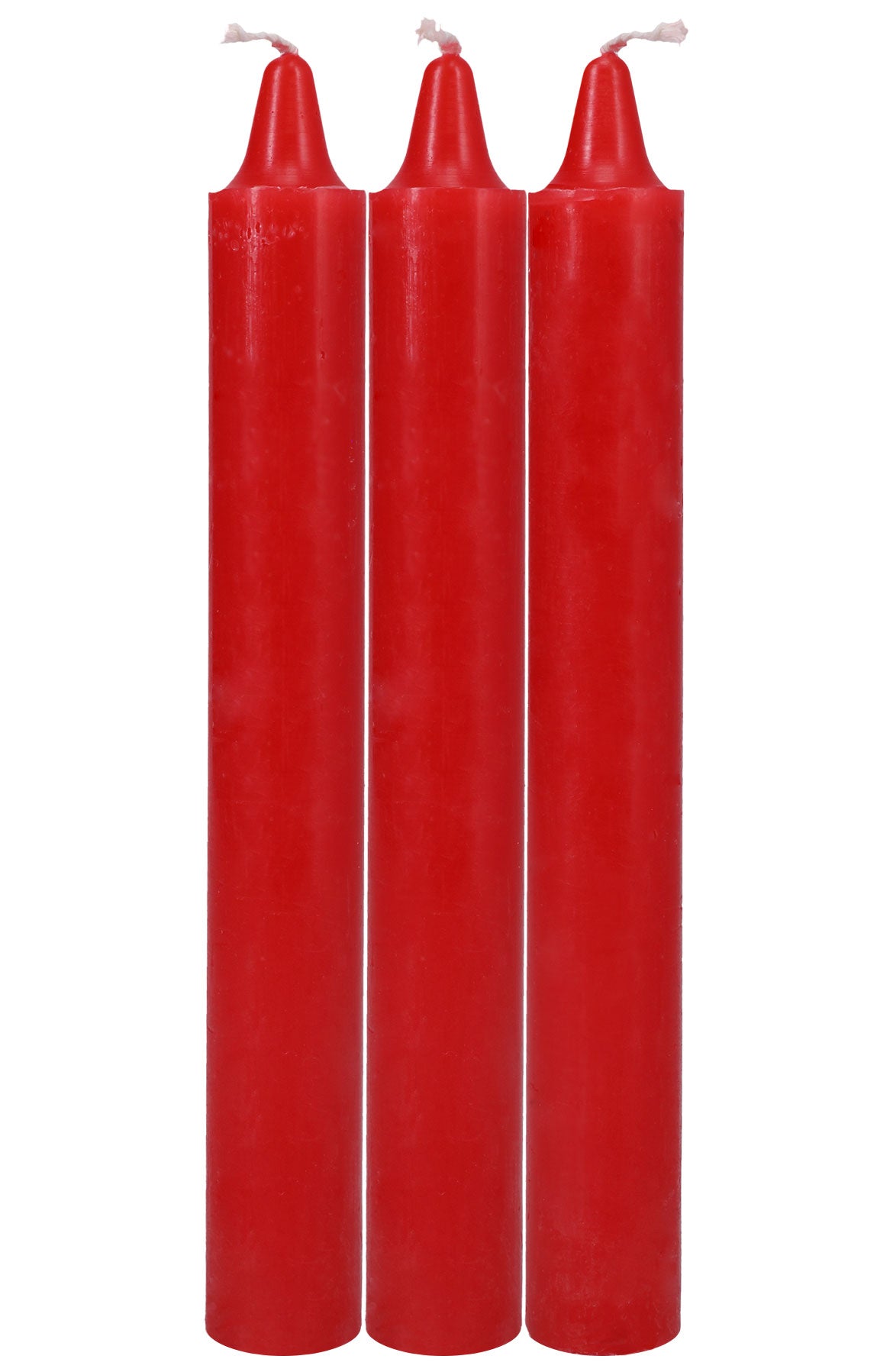 Doc Johnson Japanese Drip Candles - 3 Pack - Red - Non-Toxic Wax