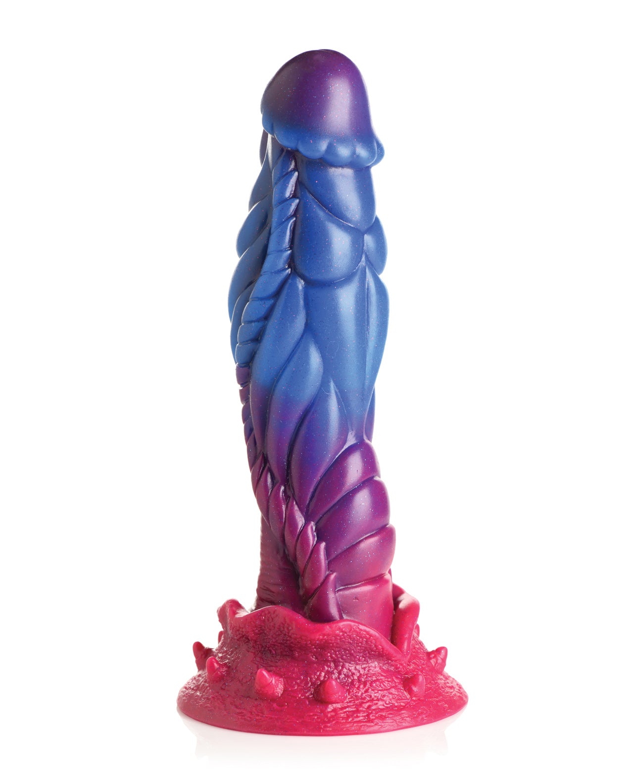 XR Brands Intruder Alien Silicone Dildo – Multi-Color with Suction Cup Base