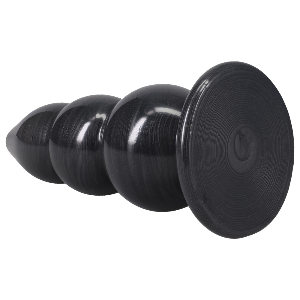 American Bombshell Triple Payload PVC Dildo – Gun Metal / Black