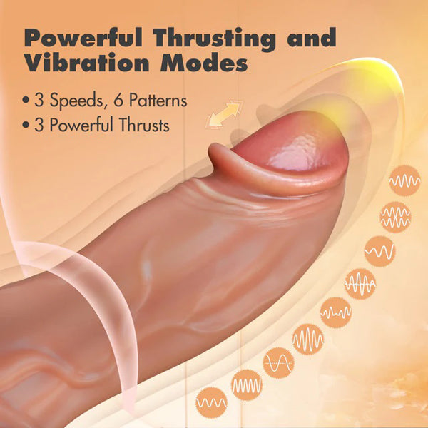 Dr. Skin Dr. Brody Vibrating Dildo with Remote Control – Beige