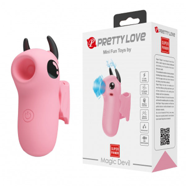 Magic Devil Finger Vibrator - Pink