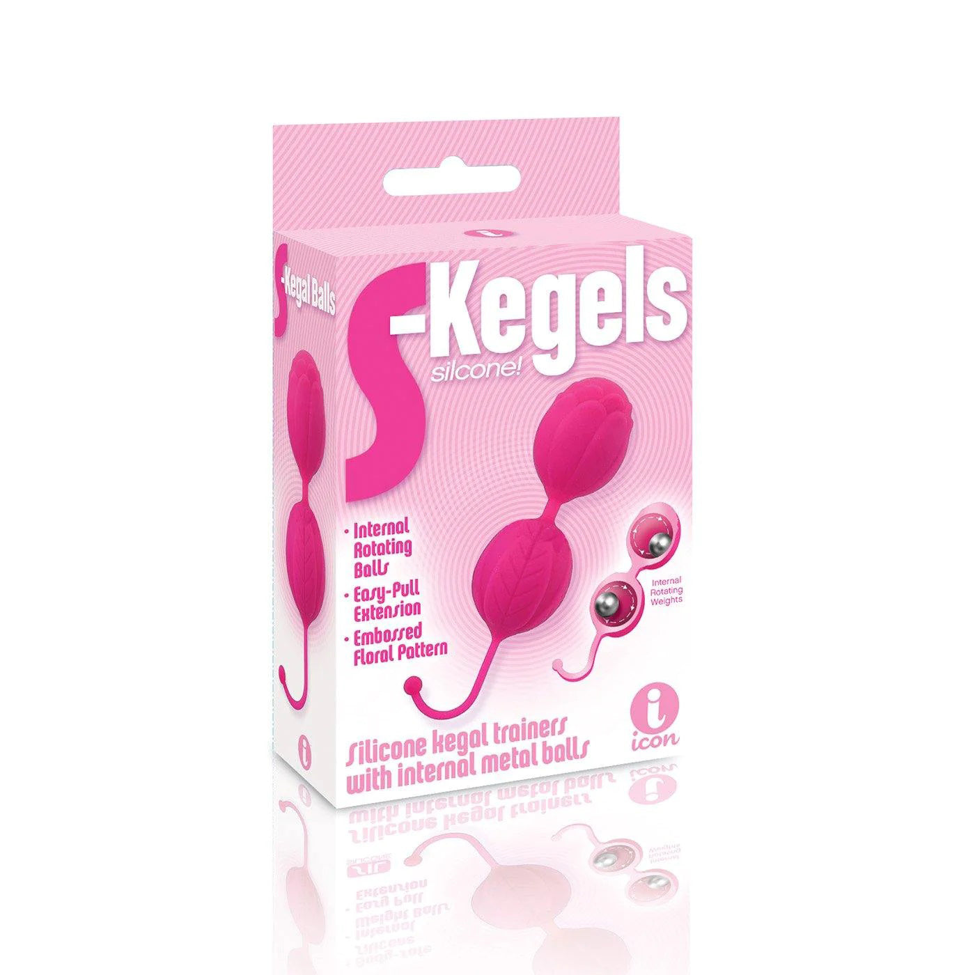 Icon S-Kegels Kegel Balls for Pelvic Muscle Tightening – Pink