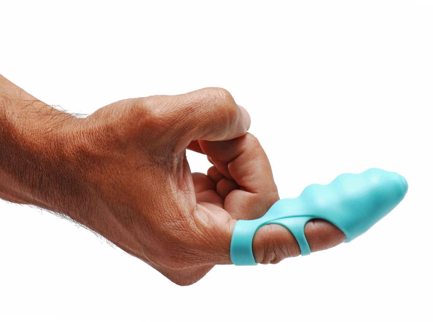 Ripples Finger Bang-Her Vibe – Teal – Vibrating Finger Accessory