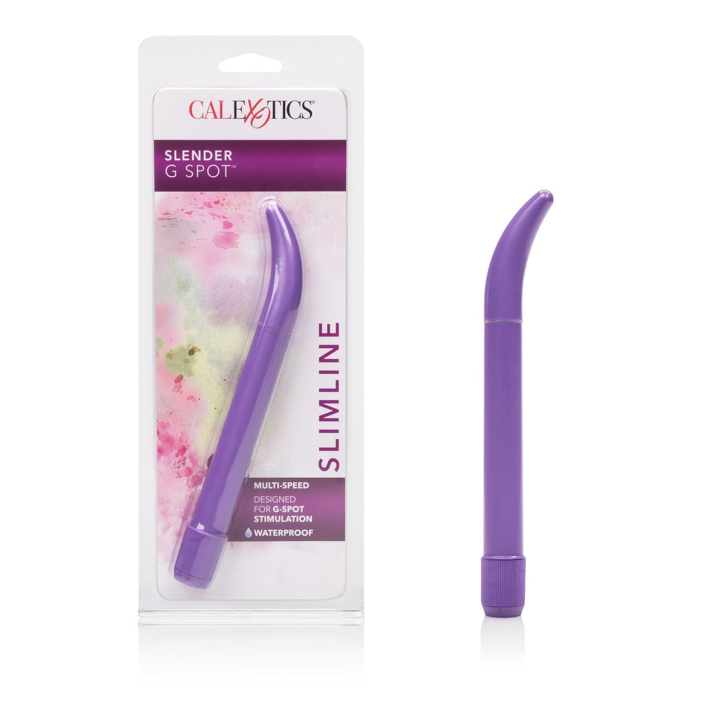 CalExotics Slenderr G-Spot Massager - Purple - Multi-Speed