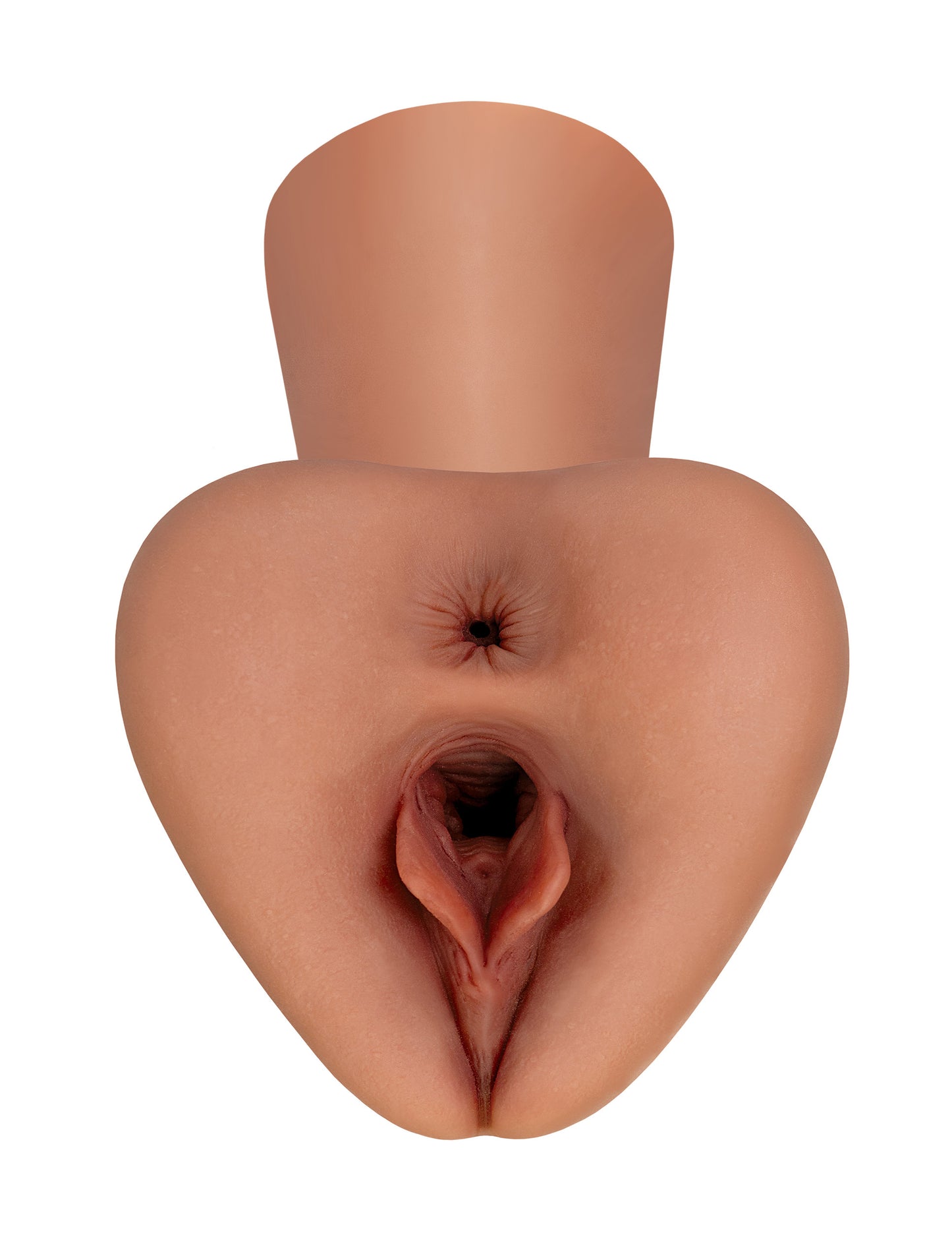 Pipedream Pick Your Pleasure XL Stroker – Brown – Realistic Dual-Hole Design