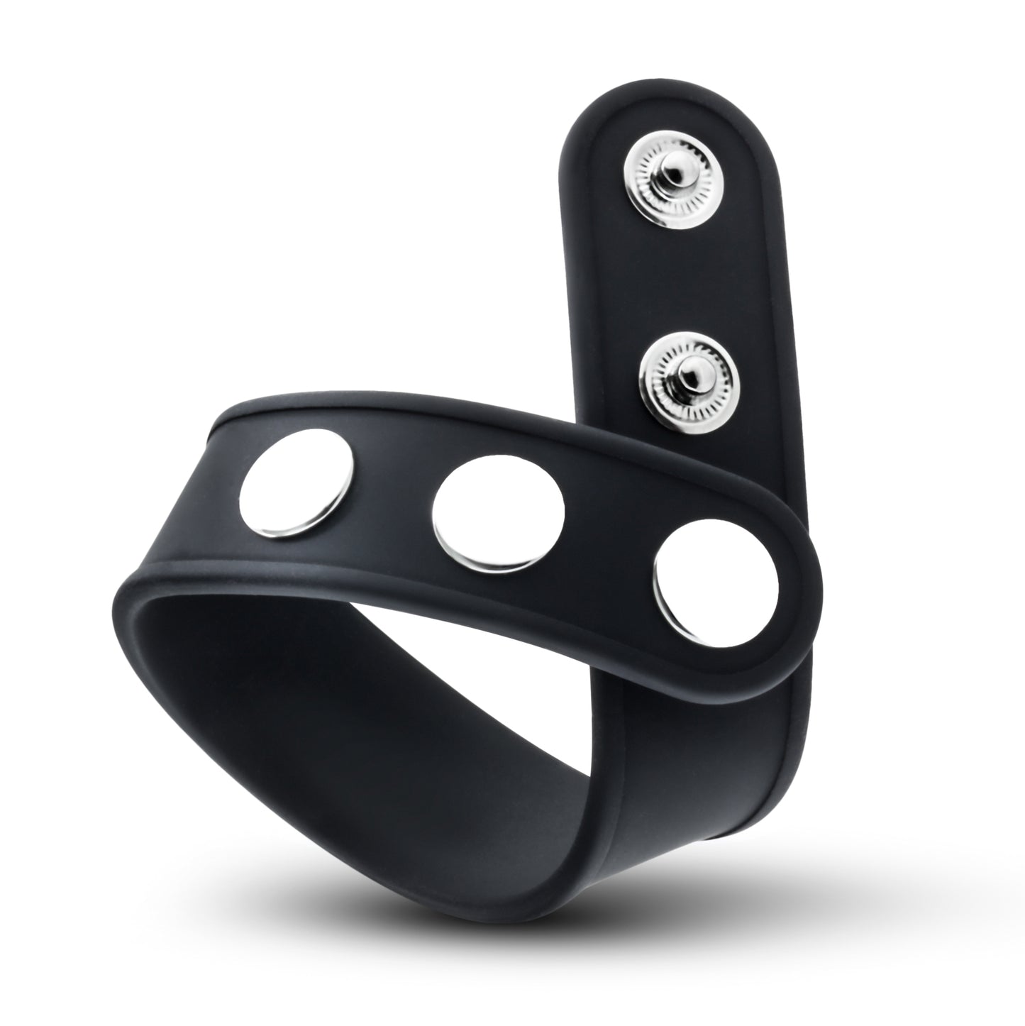 Performance Vs5 Silicone 3-Snap Cock Strap - Black