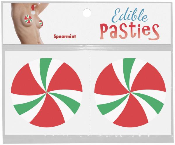 Candy Swirls Pasties - Edible Body Pasties in Spearmint Flavor