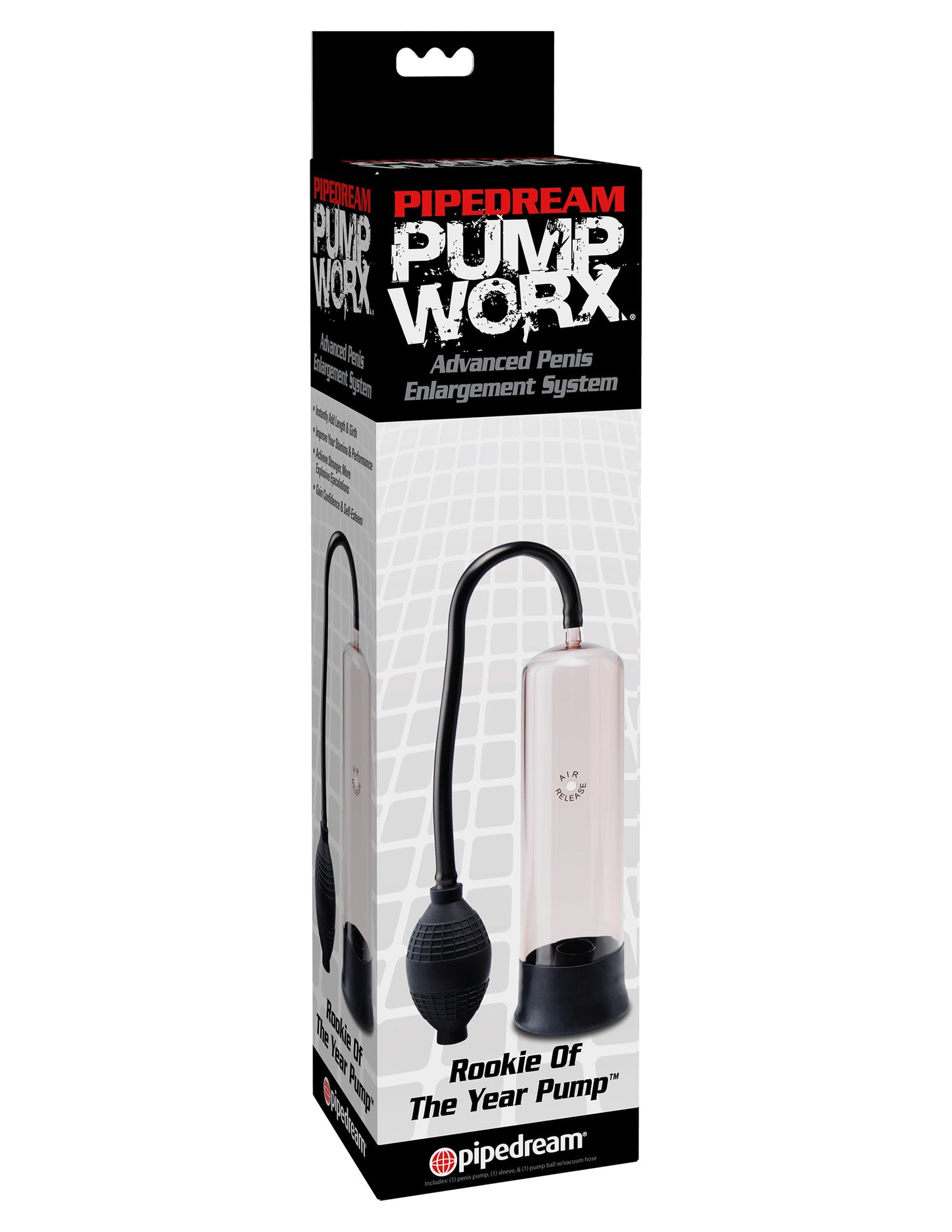Pipedream Rookie of the Year Pump – Black – Suction Pump