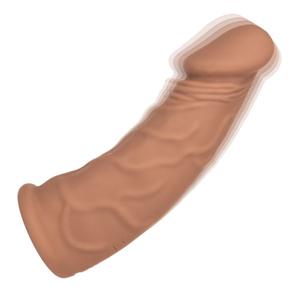 CalExotics Performance Maxx Rechargeable Vibrating Extension 7" - Brown