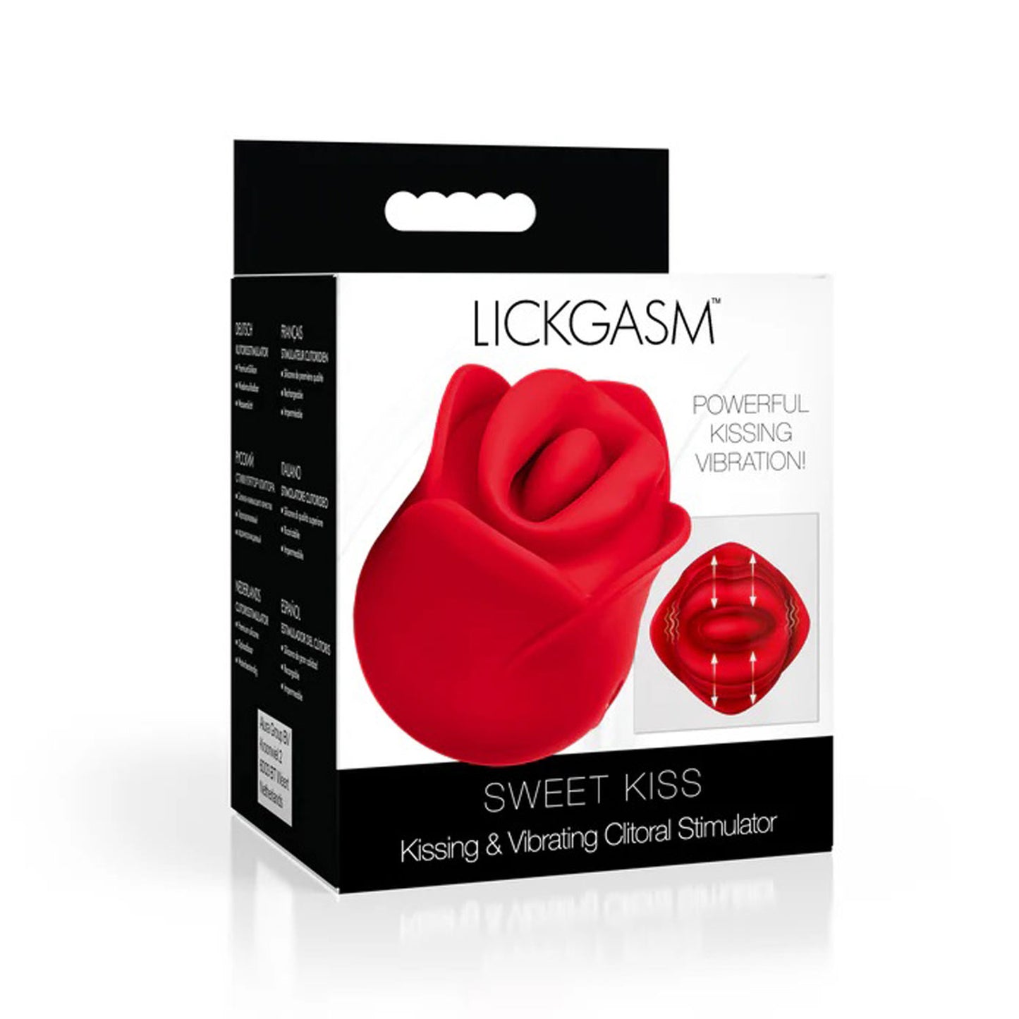 Sweet Kiss Kissing & Vibrating Clitoral Stimulator – Red