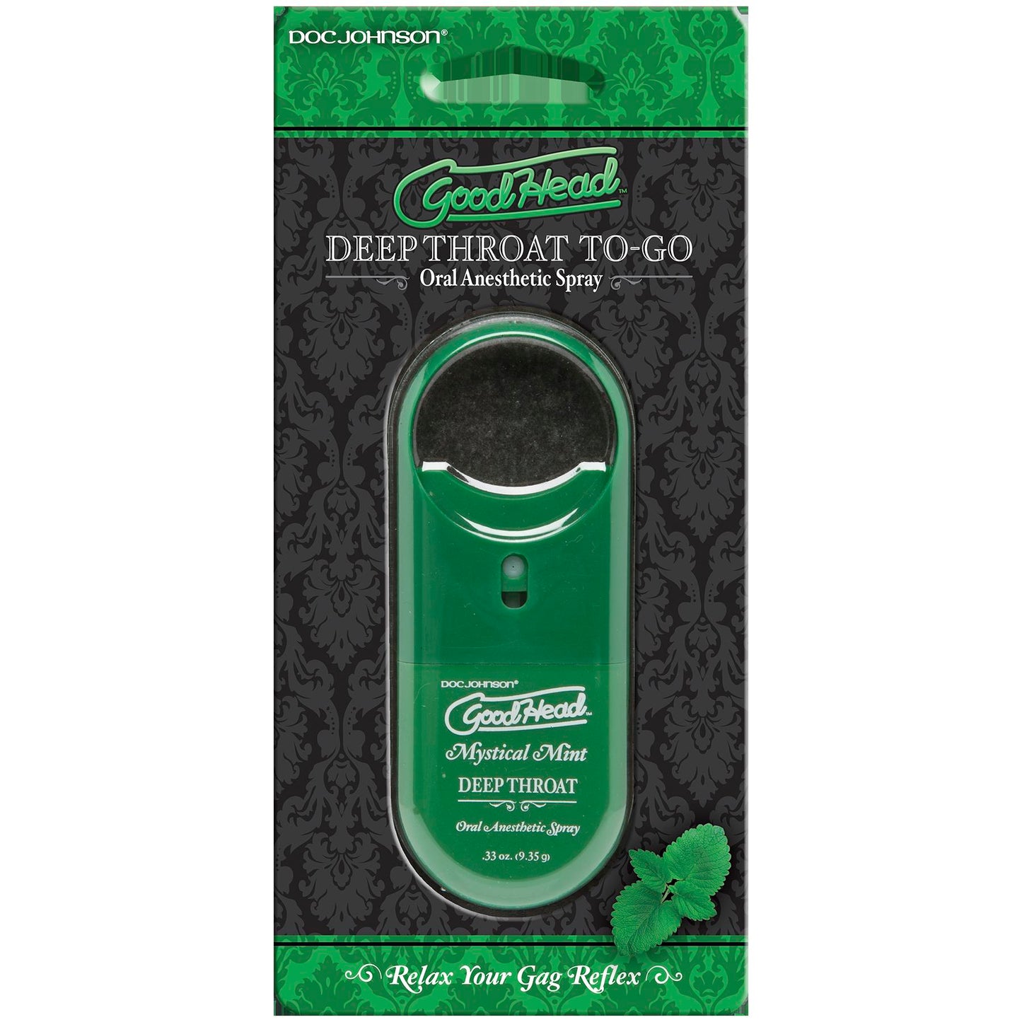 Doc Johnson Good Head Deep Throat Spray - Mystical Mint Flavor