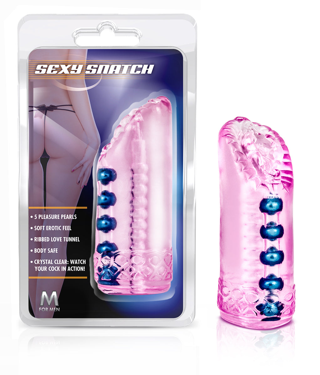 Blush Sexy Snatch Masturbator – Open-Ended Sleeve – Pink