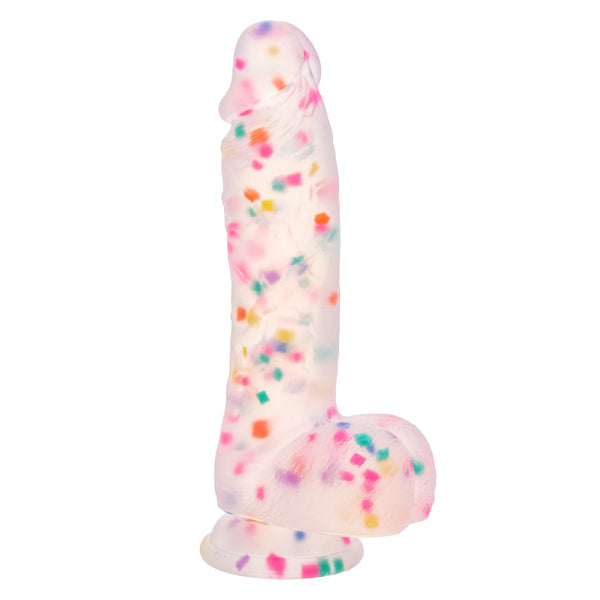 CalExotics Party Boy Silicone Studs 6"/15.25 cm – Waterproof, Suction Cup, Multi-Color